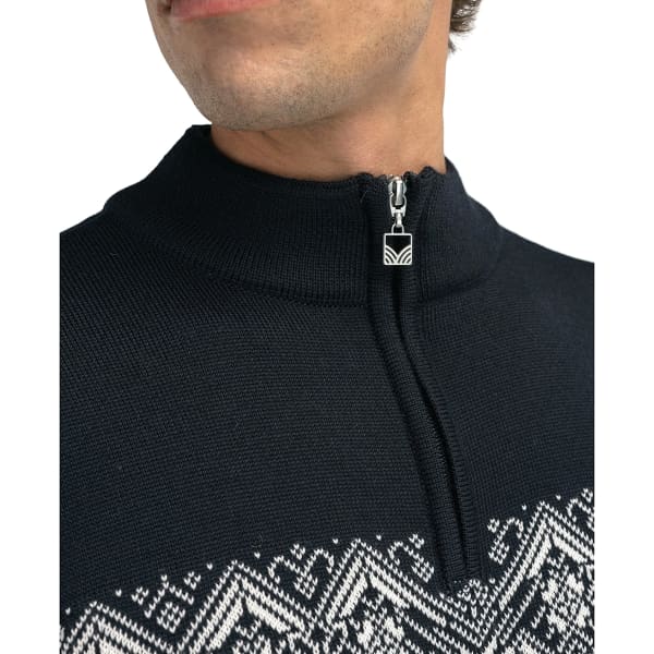 Pull DALE OF NORWAY MORITZ M SWEATER BLACK OFFWHITE DARKCHARCOAL