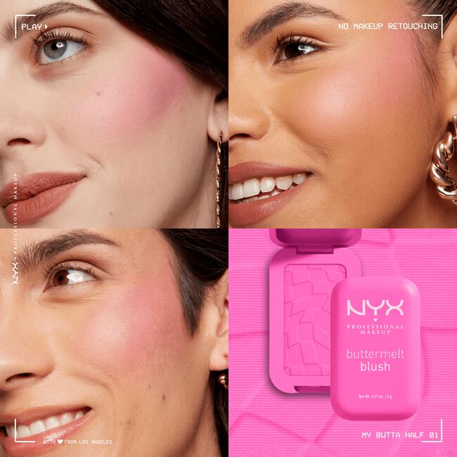 NYX Buttermelt Blush My Butta Half