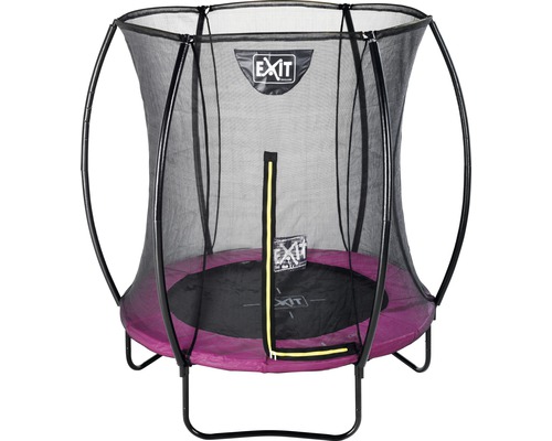 EXIT Silhouette trampoline met veiligheidsnet, Ø 183 cm, roze