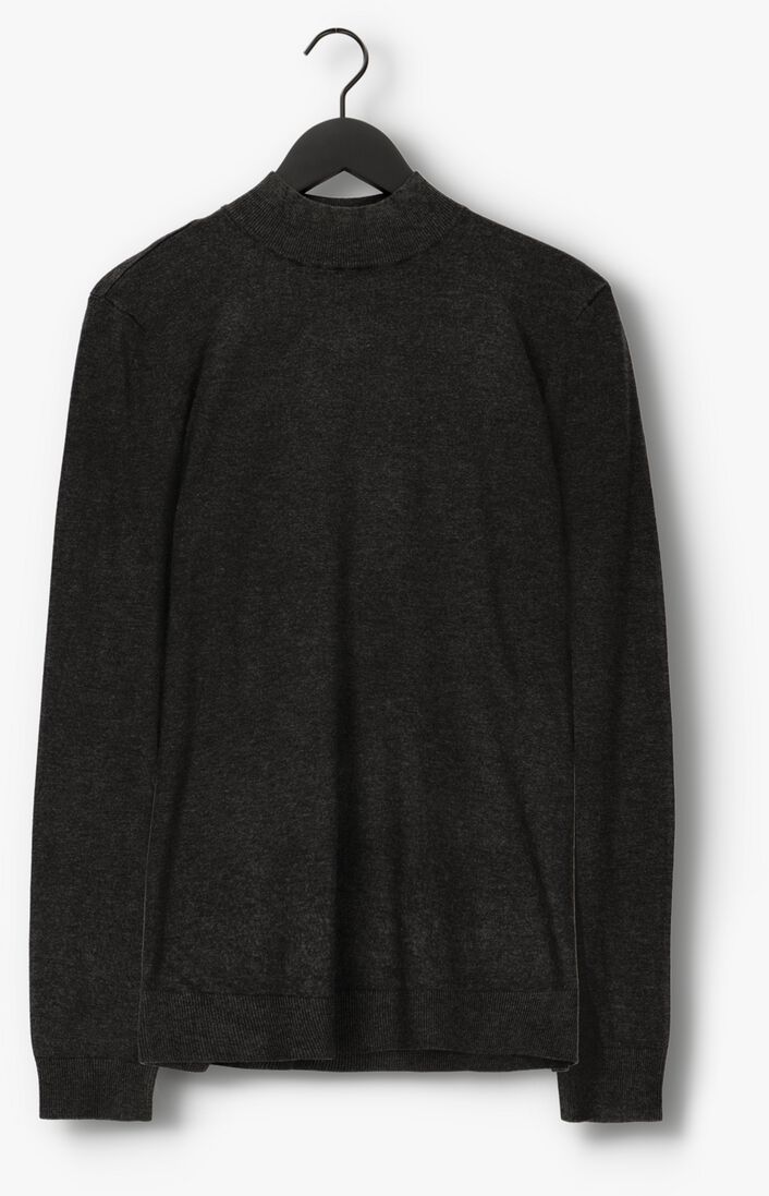 PUREWHITE donkergrijze purewhite coltrui essential knit mockneck ls