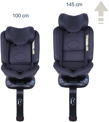 Beemoo Rotate i-Size Bilstol, Anthracite