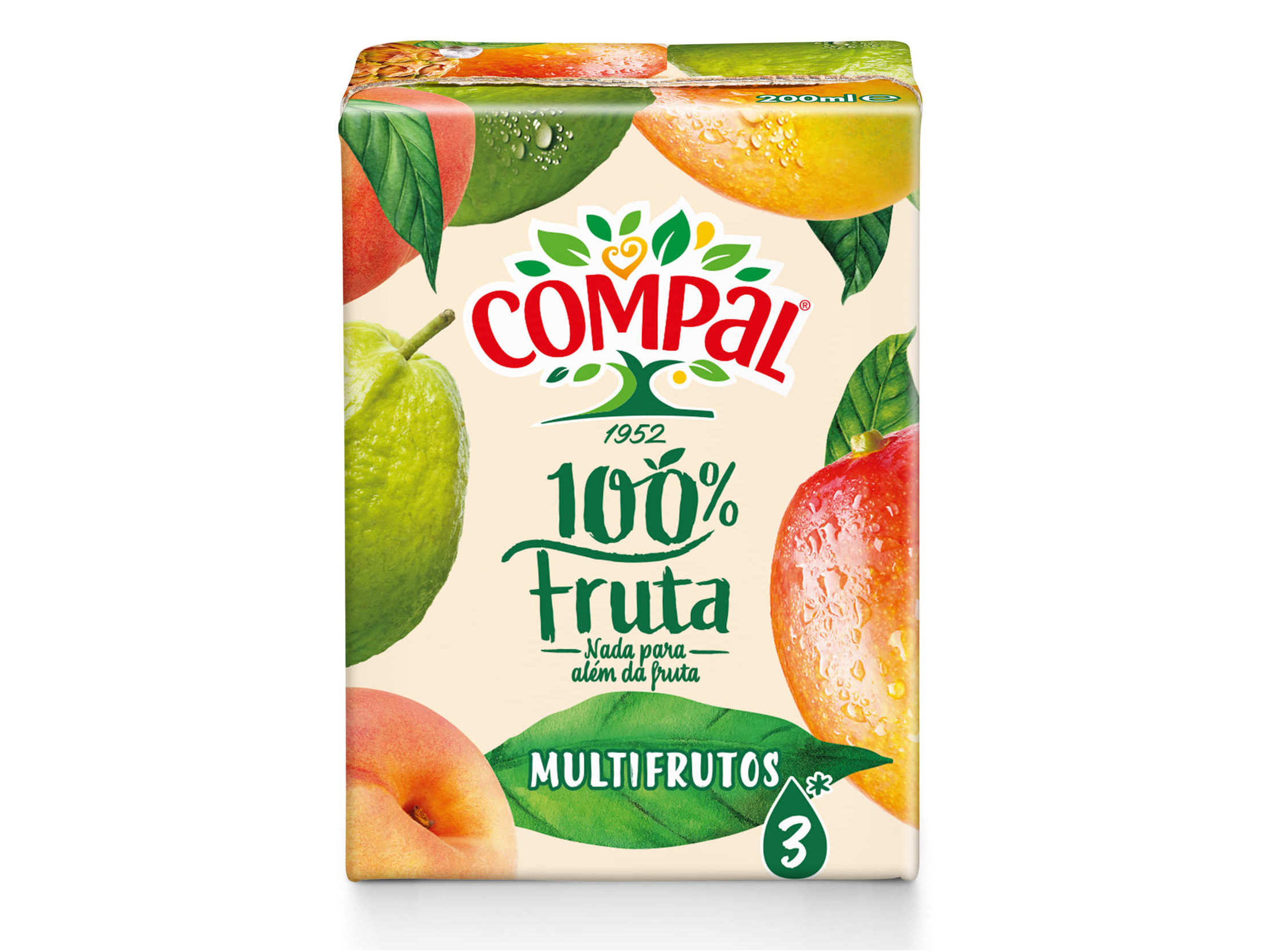 SUMO COMPAL 100% MULTIFRUTOS 0.20L