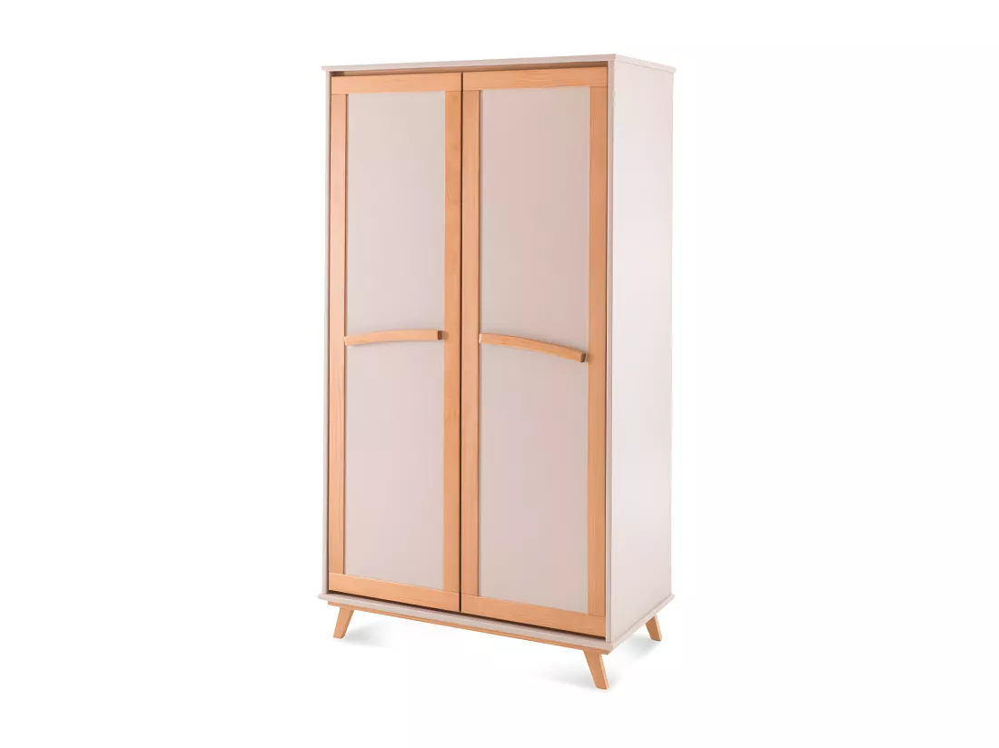 Chambre enfant complète (90*190) Bois massif Lin - COSETTE