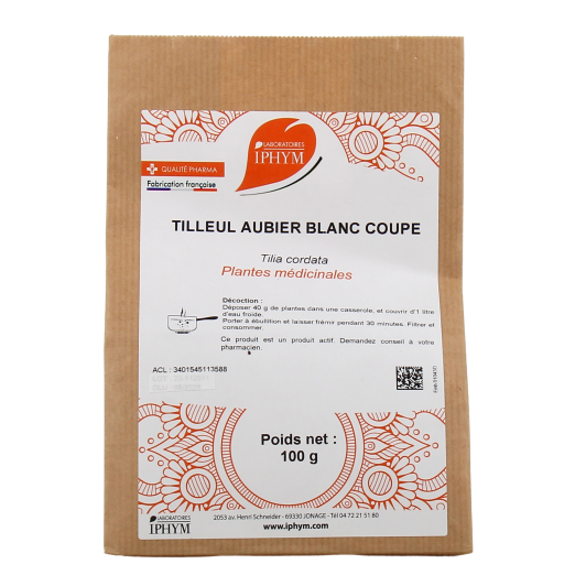Iphym Tilleul Aubier Blanc Coupé - Infusion