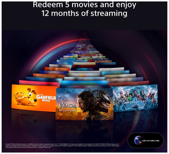 Sony 75” Bravia 3 4K LED smart TV (2025)