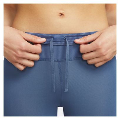 Collant 3/4 Nike Dri-Fit Fast Bleu Femme