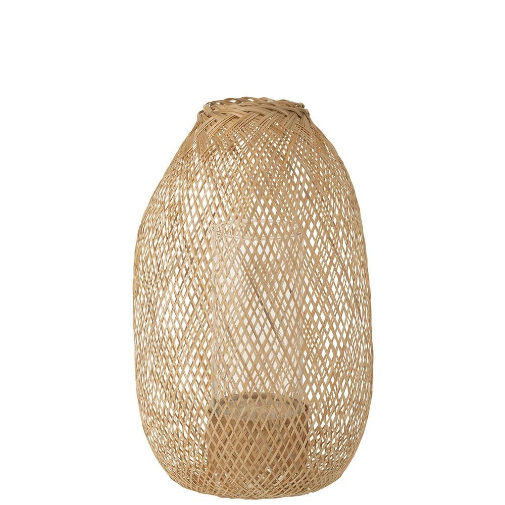 Lanterne hazel bambou naturel petit