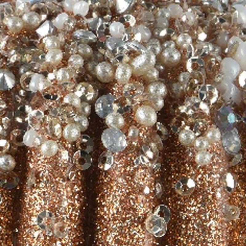 Decoris - Kerstbal - Brandy - Foam - 10 cm