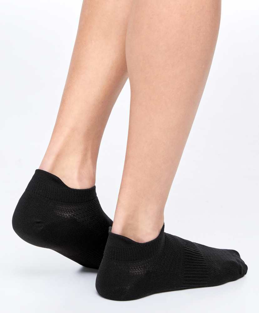 3 pares de meias esportivas de poliamida para tênis