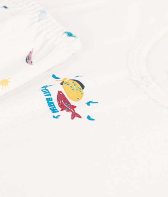 Pyjacourt animaux marins en coton petite fille