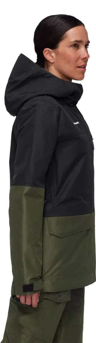 Mammut Fall Line Hs Thermo Hooded Jacket Women Dark Marsh-Black