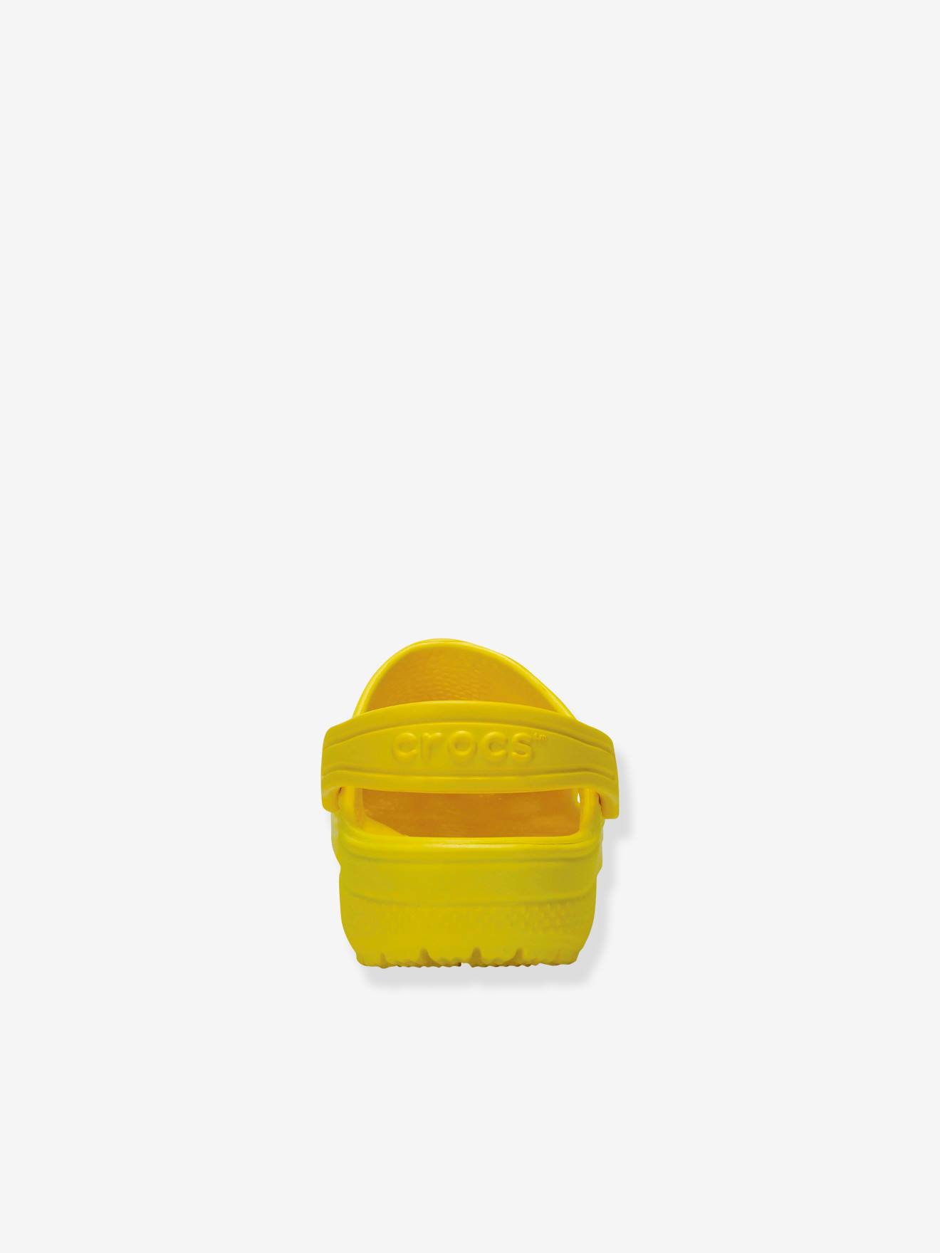 Tamancos Baby Classic Clog T CROCS™ amarelo claro lisos