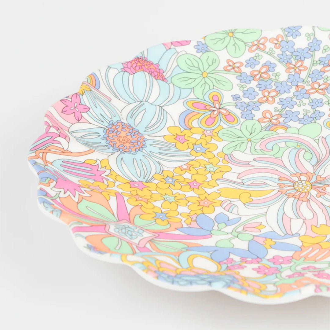 Meri meri bord herbruikbaar liberty - rainbow garden - small