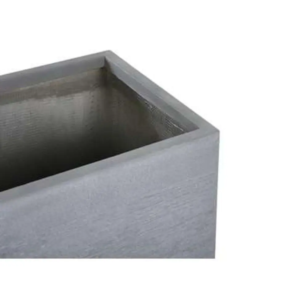 DION - Plantenbak - Grijs - 26 cm - Klei-vezelmengsel