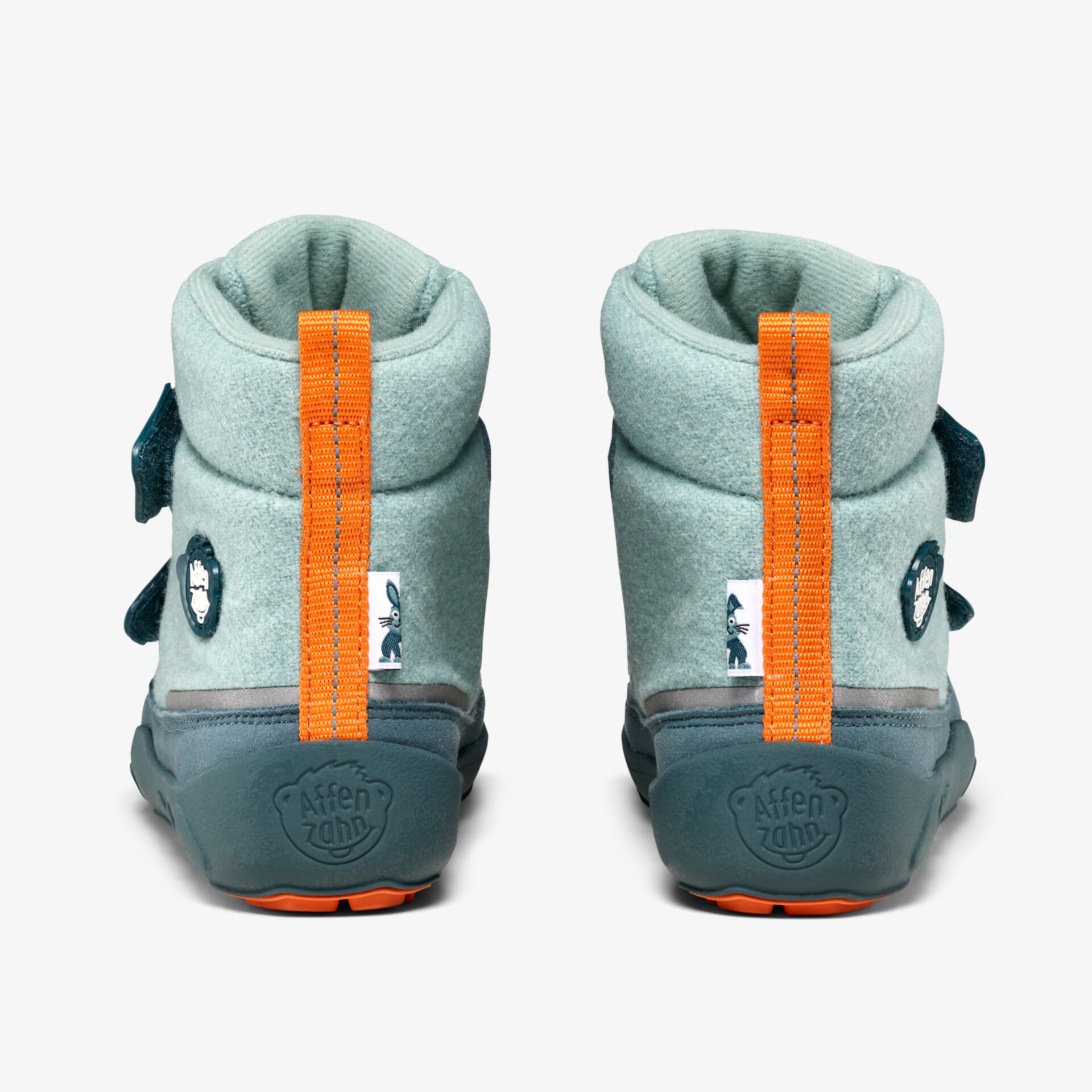 Affenzahn Kinder Barfußschuhe - Wolle Comfy Hase - Blau | reno.de