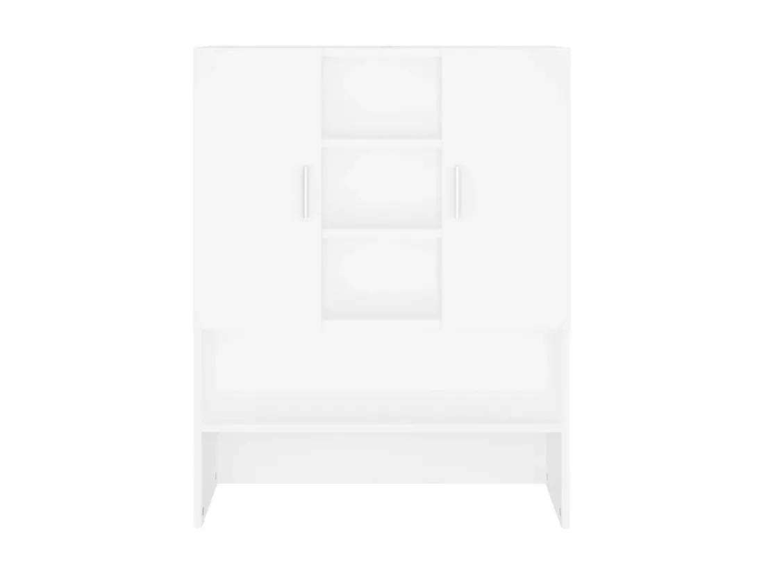 Meuble pour machine à laver Blanc 70,5x25,5x90 cm