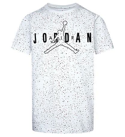 Jordan T-shirt - Color Mix Aop - Hvid m. Prikker