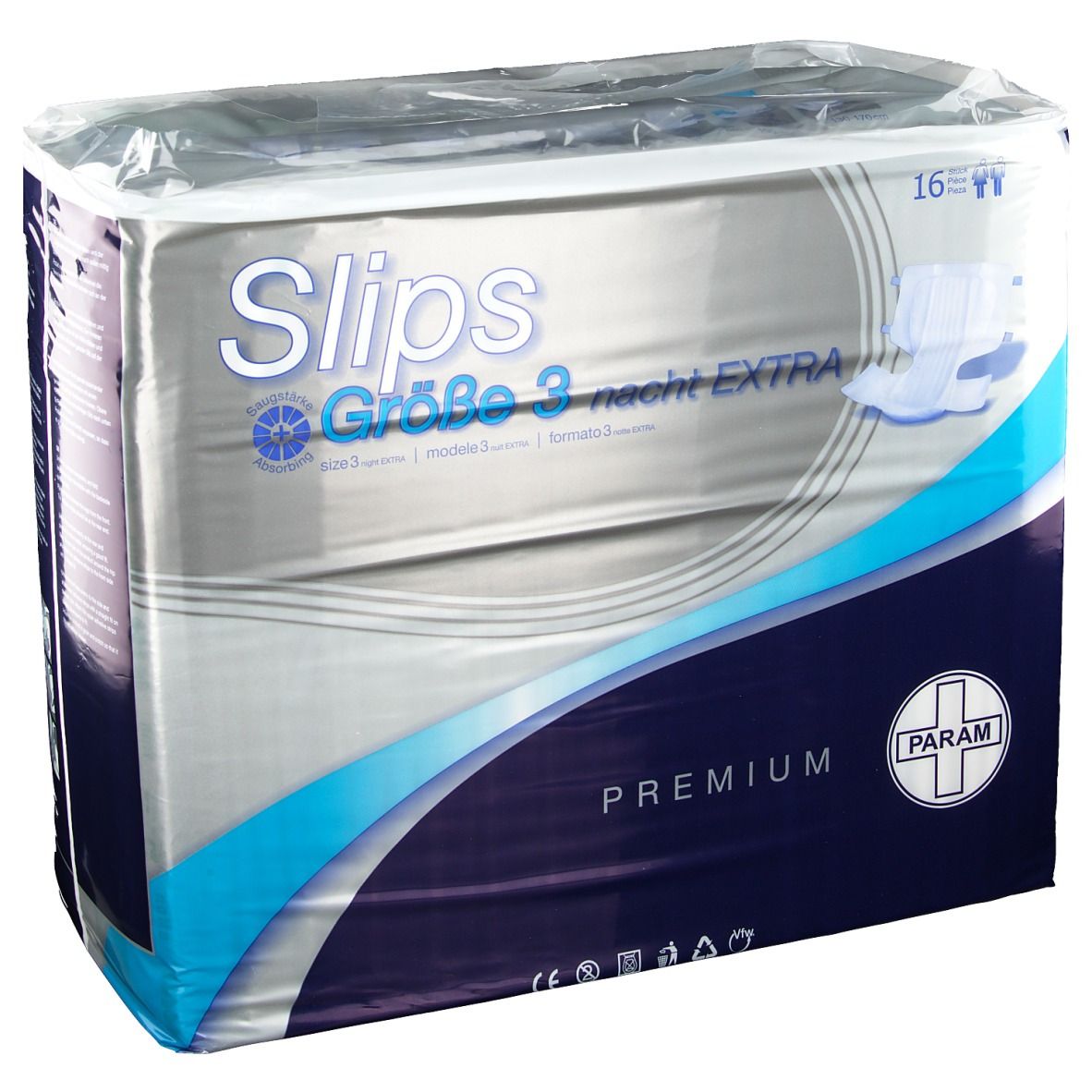 PARAM Slip Premium Größe 3 Nacht