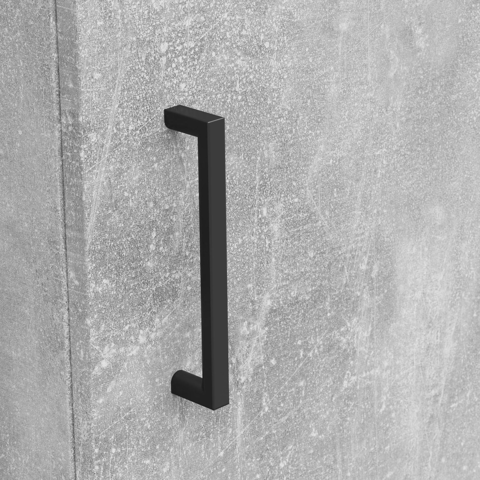 Drehtürenschrank - Betonoptik - Breite 30 cm
