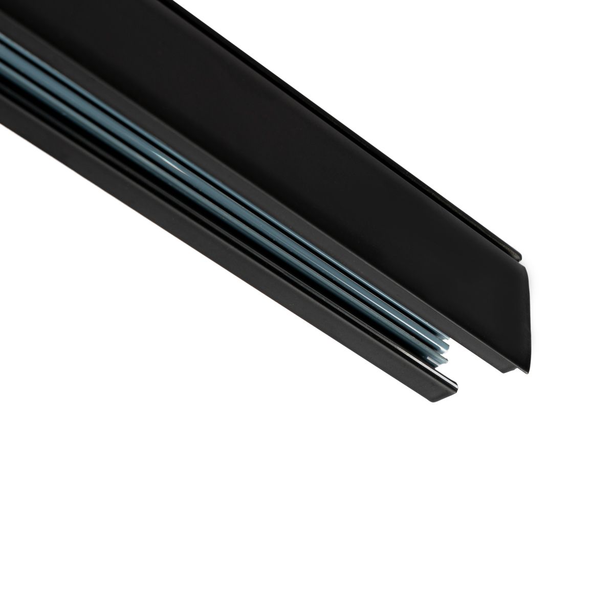 Moderne 3-fase rail zwart 100cm - 3-Phase