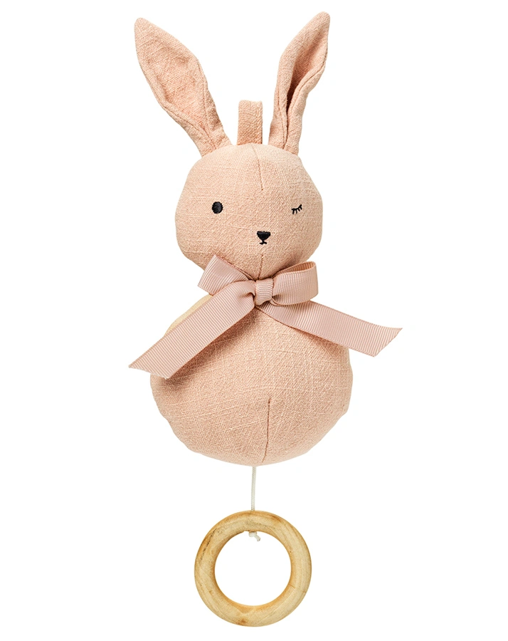 Spieluhr BUNNY in puderrosa