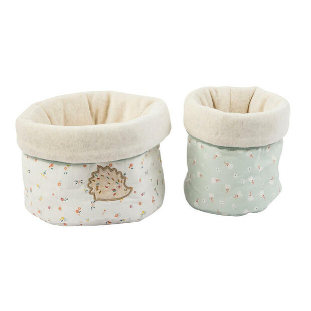 Set de 2 paniers de soin bleu - NATTOU