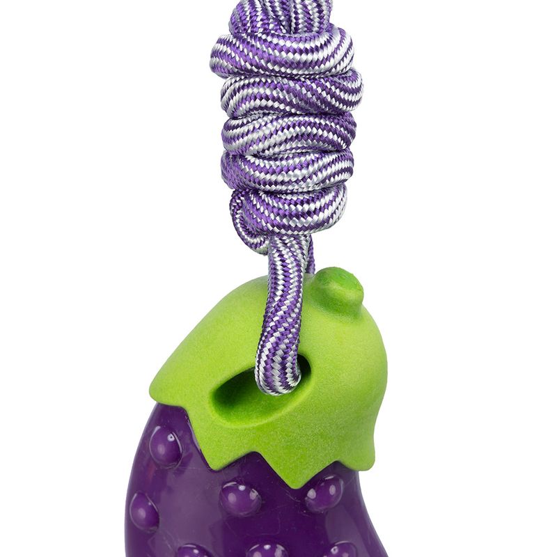 Jouet Trixie Aubergine sur corde