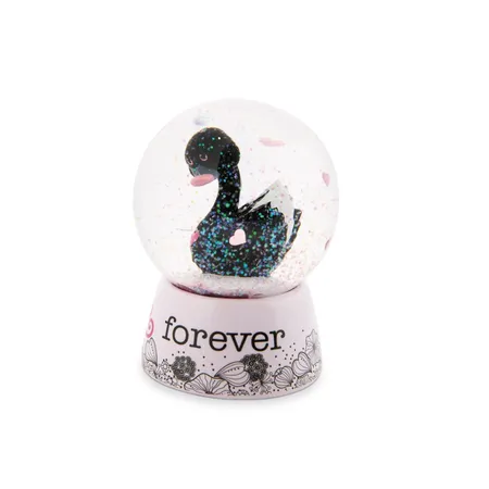 NICI Schüttelkugel Schwarzer Love Schwan 6,5 cm