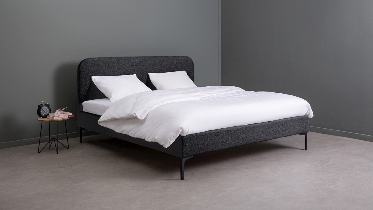 Bed Noor oakland antraciet