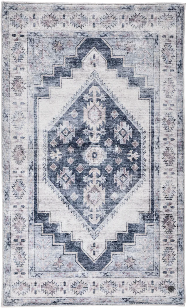 TOM TAILOR HOME Badematte »Oriental Bath FIVE« Höhe 7 mm rutschhemmend beschichtet fussbodenheizungsgeeignet | strapazierfähig Badteppich, Orient-Optik, Vintage Design, waschbar