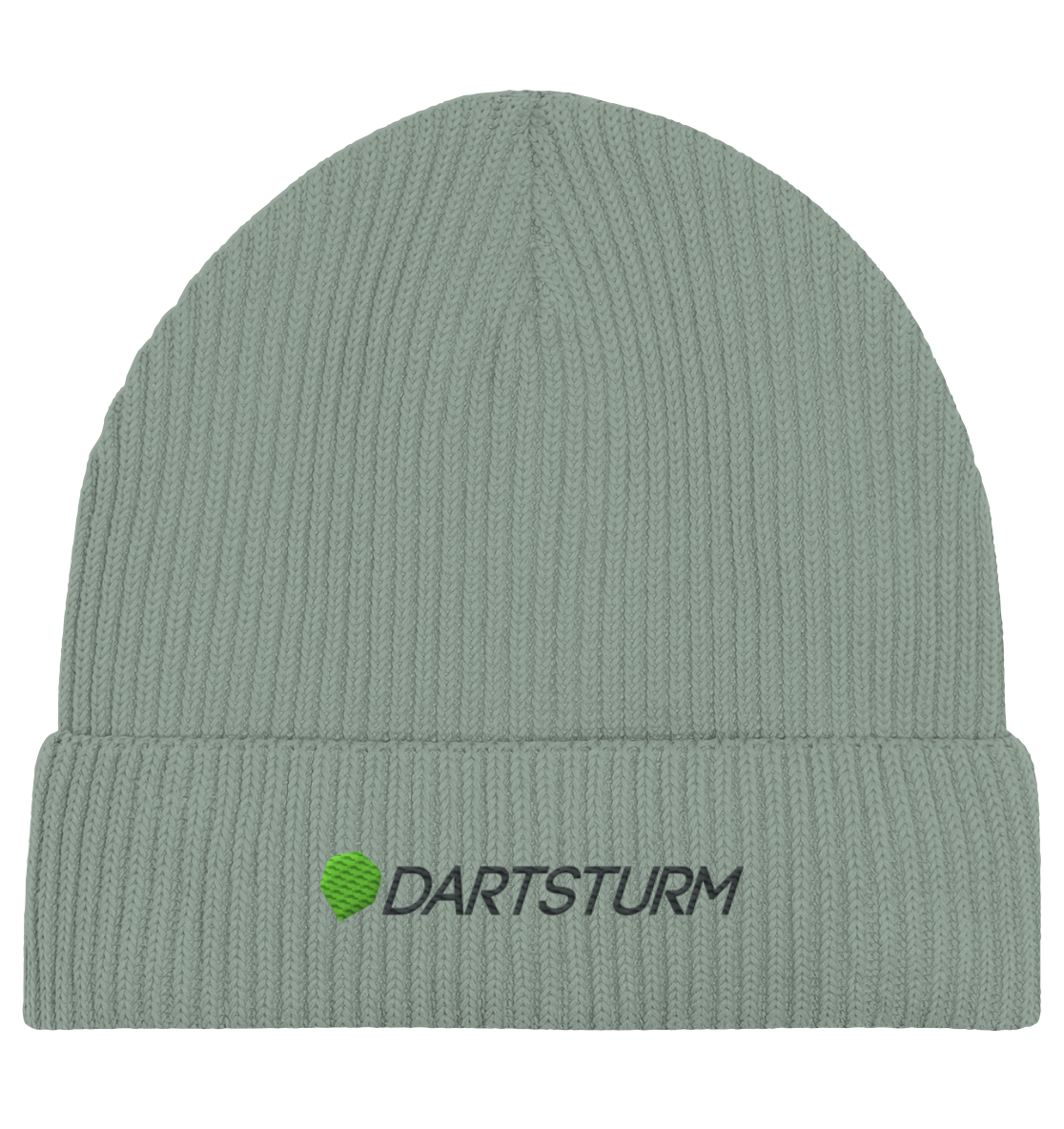 DartSturm - Logo Schwarz Fisherman Beanie