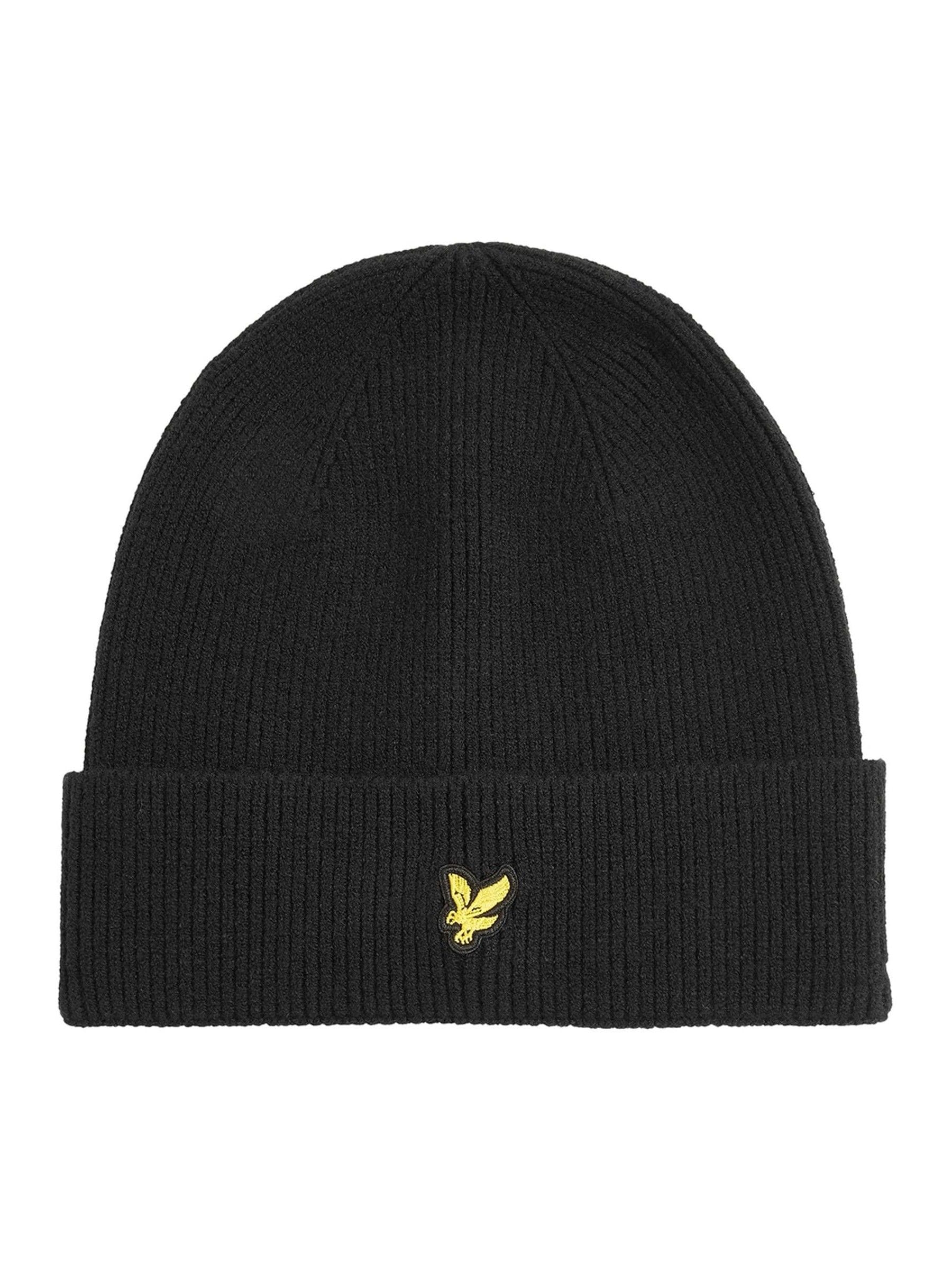 Zwart - Lyle & Scott beanie-muts voor jongens