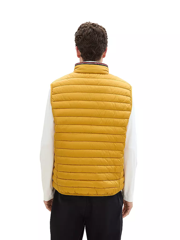TOM TAILOR Steppgilet gelb