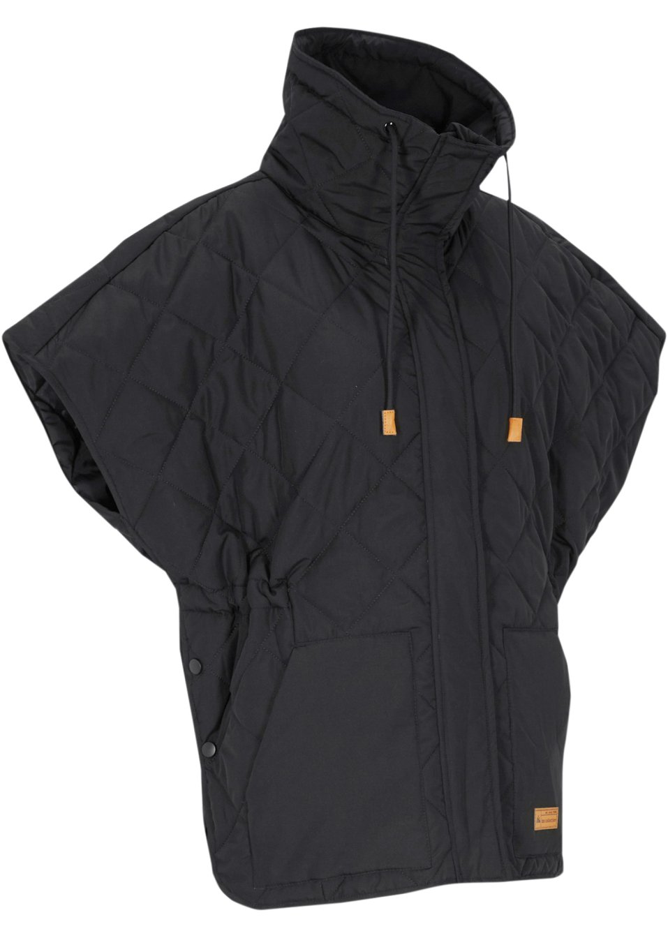Veste sans manches matelassée fonctionnelle oversize