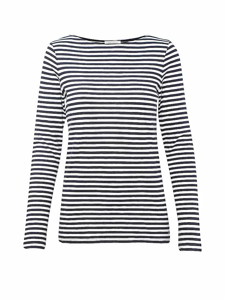 MARC O'POLO Langarmshirt blau