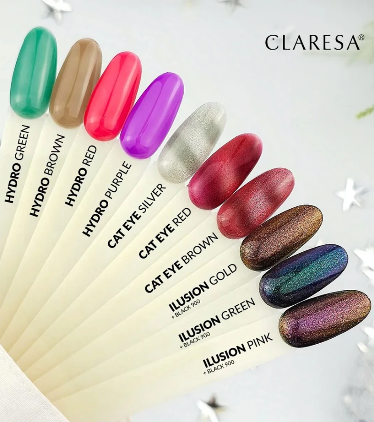 Claresa - *Cat Eye* - Esmalte semipermanente Soak off - Silver