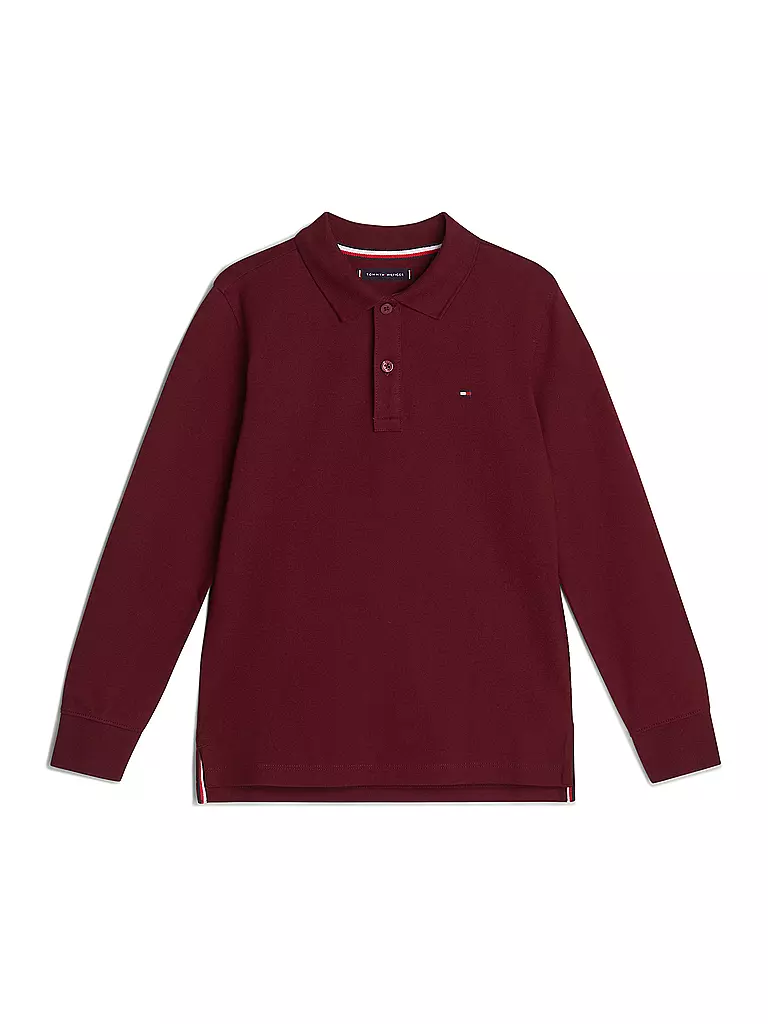 TOMMY HILFIGER Jungen Poloshirt dunkelrot