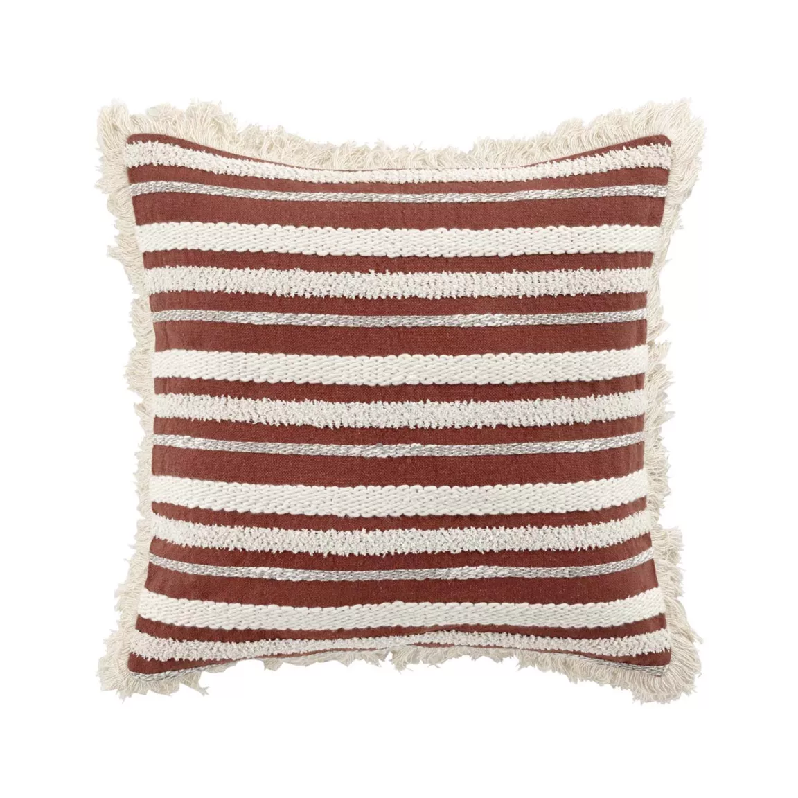 Coussin carré coton (40 x 40 cm) Atlas Terracotta