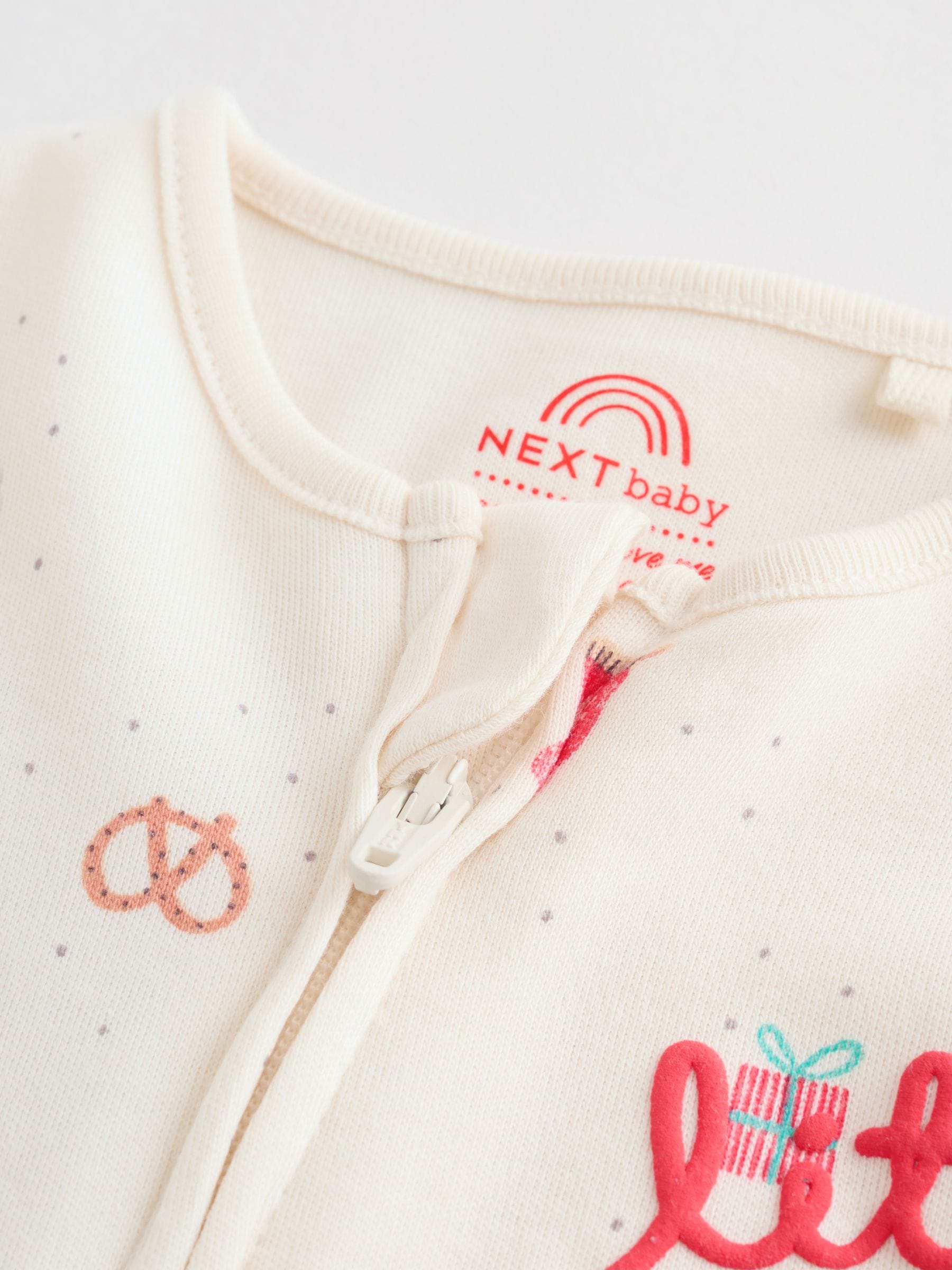 Rood - Kerst babypyjama's 3 stuks (0mnd-3jr)
