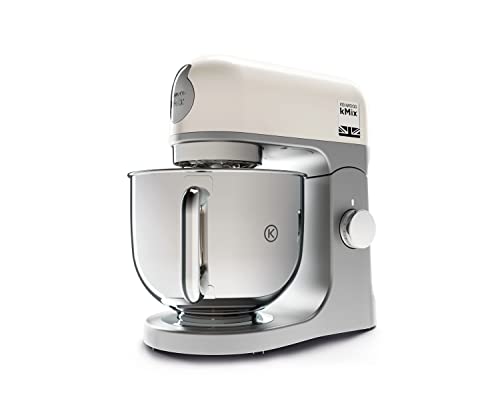 Kenwood kMix KMX750CR Robot de cuisine avec bol en acier inoxydable de 5 l, système de sécurité à usage sûr, boîtier en métal, 1000 W, kit de pâtisserie 3 pièces et protection anti éclaboussures, : Cuisine et Maison