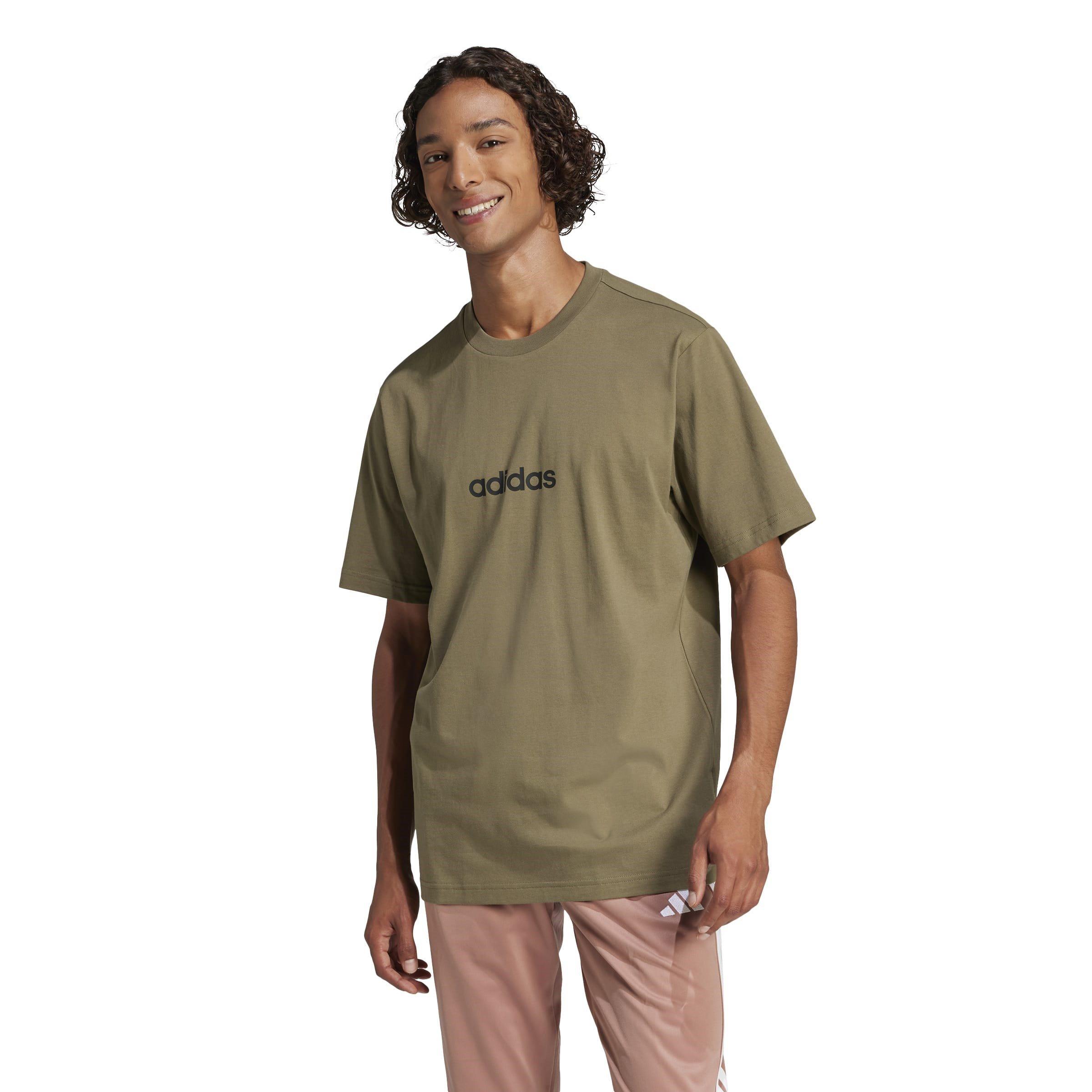 adidas Essentials Single Jersey Logo T-Shirt Mens