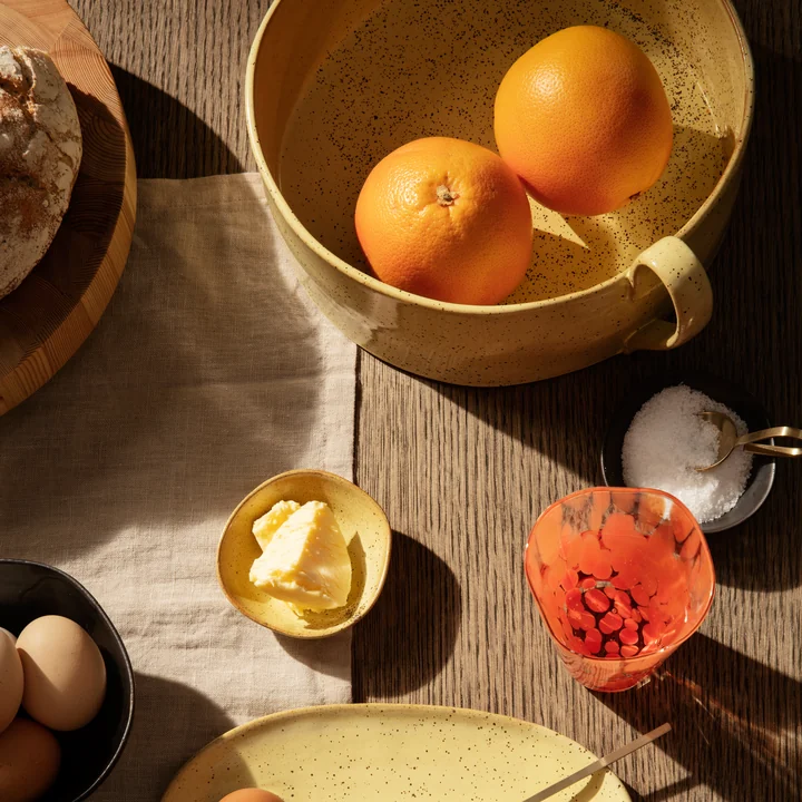 Ferm Living - Flow Obstschale, off-white