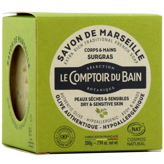 Comptoir du Bain savon de Marseille Olive Authentique - Peau sèche