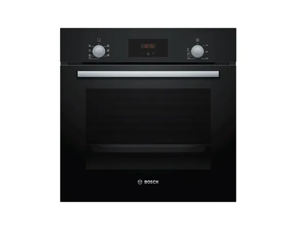 Bosch Serie | 2 HBF133BA0 - Ovn - til indbygning - niche - bredde: 56 cm - dybde: 55 cm - højde: 57.5 cm - med selv-rengøring - Klasse A - sort