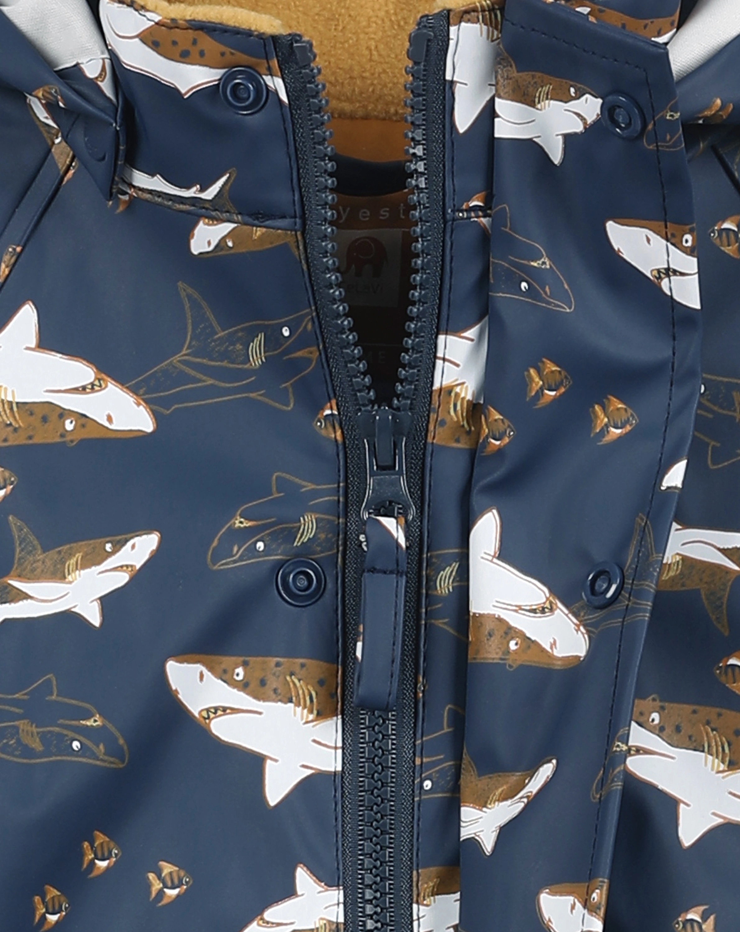 Regenanzug SHARKS in buckthorn brown
