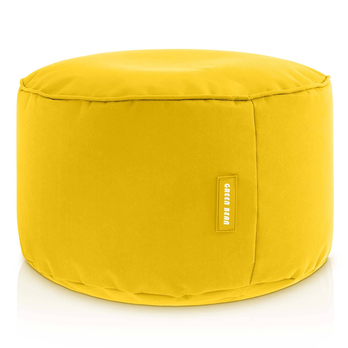 Groene Bonen Zitzak Kruk 45x25cm met EPS-korrelvulling - Voetenbank Voetkussen Zitpoef voor Zitzakken - Vloerkussen voor Kinderen en Volwassenen - Voetsteun Zitkussen Zitkruk Geel