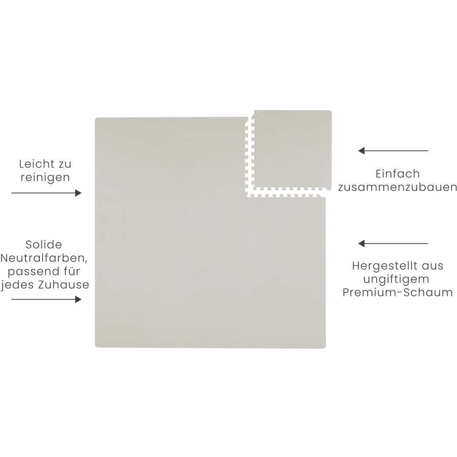 toddlekind Schaumstoff-Spielmatte Classic Stone