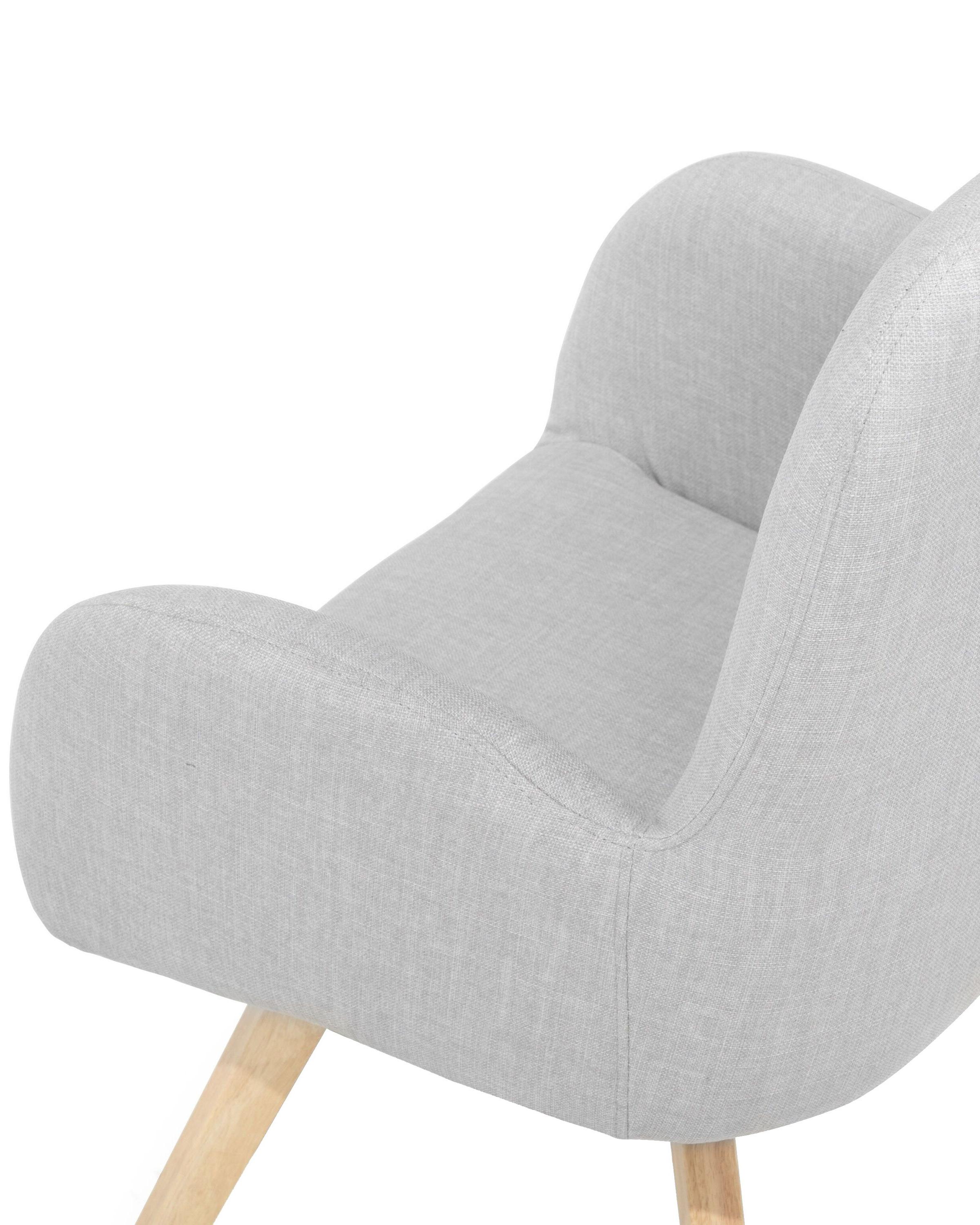 Fauteuil BJARN Stof Lichtgrijs