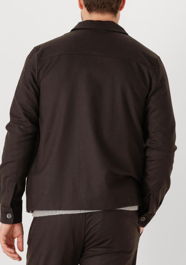 bruine valenza overshirts combat wool overshirt