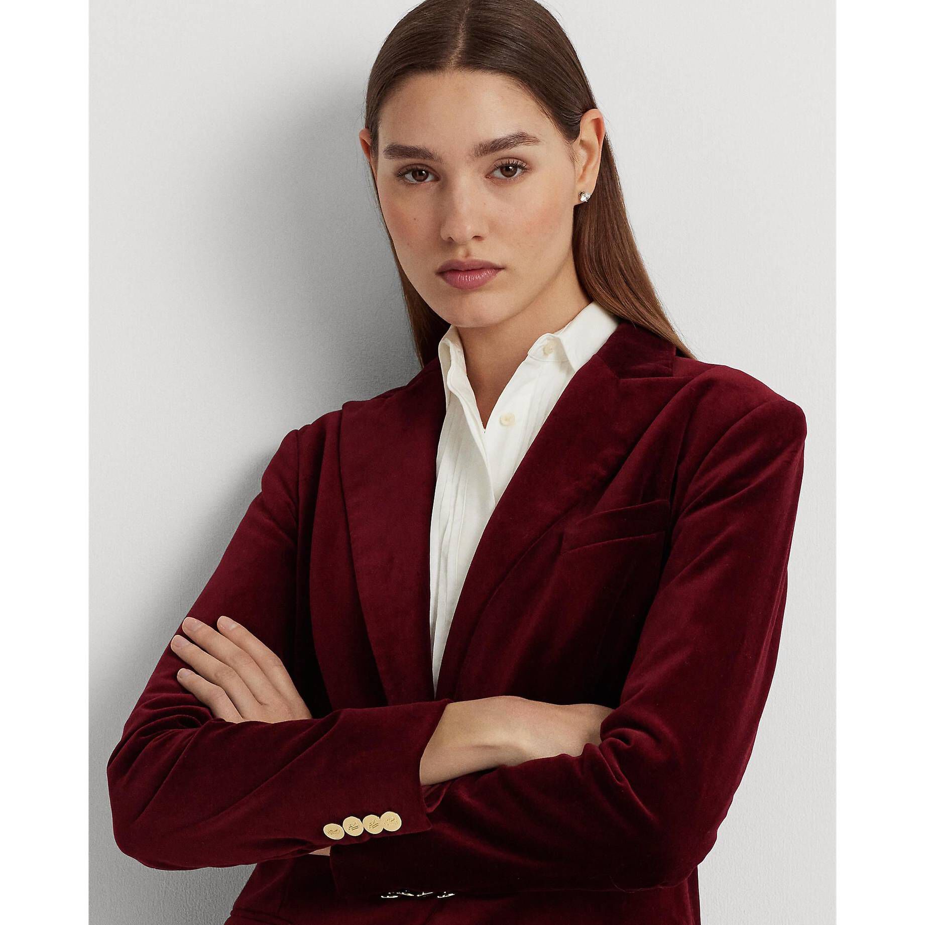 Lauren Ralph Lauren| Damen Samtblazer